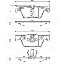 Depomix Arka Balata Bmw 316D-318D-320I-320D-328I 11 Bmw 116I-116D-118I-118D-120D-125I-125D 0986494554