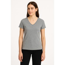 Prolet V Yaka Kadın T-Shirt