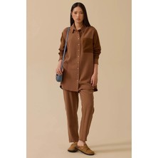Scl Bilek Boy Bağcıklı Pantolon 10002521011023 Kahve