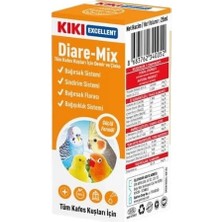 Kiki Excellent Diare Mix Kuşlar Için Bağışıklık ve Sindirim Sistemi Destekleyici Sıvı Damla 25 ml