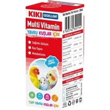Kiki Excellent Yavru Kuşlar Için Multi Vitamin Sıvı Damla 25 ml