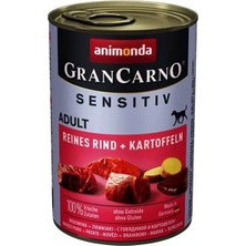 Animonda Gran Carno Sensitive Sığır Etli ve Patatesli Yetişkin Köpek Konservesi 400 gr