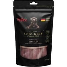 Reflex Snackies Natural Manda Etli Şerit Tahılsız Köpek Ödül Maması 170 gr