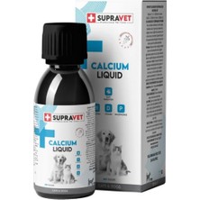 Supravet Calcium Kedi ve Köpekler Için Sıvı Kalsiyum Damla 100 ml