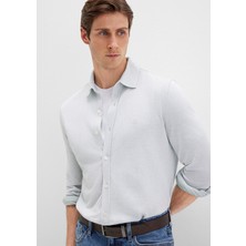 Mavi Dokulu Açık Mavi Gömlek 0211664-71476