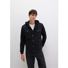 Mavi Lenny 90LAR Rinse Antrasit Jean Ceket 0112735-90769