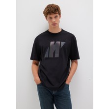 Mavi Mavi Pro Logo Baskılı Siyah Tişört 0613087-900