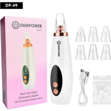 Dempower Black Skin Dijital Göstergeli 6 Başlıklı Cilt Temizleme Vakum Aleti