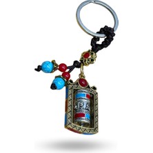 Büro Ev Ofis Hediyesi Için Metal Stil Şans Çarkı Anahtarlık
