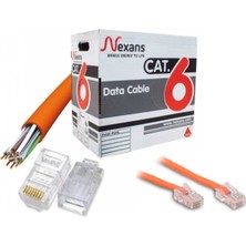 Nexans Cat6 Data Kablosu 23 Awg Pacth Cord Turuncu