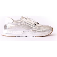 Hakiki Deri Kadın Sneaker Ayakkabı 25KHMS383