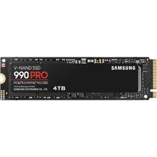 4 Tb 990 Pro Samsung Nvme M.2 MZ-V9P4T0BW Pcıe 7450-6900 Mb/s Samsung Tr Garantılı