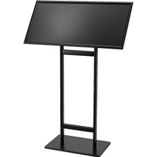 Alüminyum Sac Tabanlı Menü Bilgilendirme ve Yönlendirme Panosu Siyah 3XA4