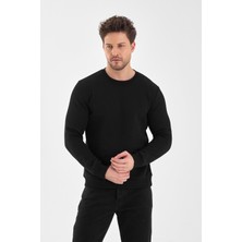 Yakamor Erkek Şardonlu Sıfır Yaka Sweat