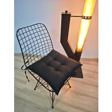 Pofidik Sandalye Minderi Özel Dikişli Bağcıklı 40X40 cm (1 Adet)