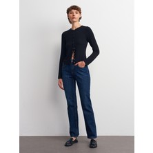 Dilvin 72049 Comfort Likra Straight Pantolon-Lacivert