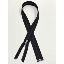 Eşofman Mont Fermuarı / 78 cm / Siyah Bordo Diş / MSN026