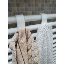 Casey Store Havlupan - Petek Uyumlu Banyo ve Mutfak Radyatör Boru Askılığı Kancası ( 6'lı Set , PET-G baskı )