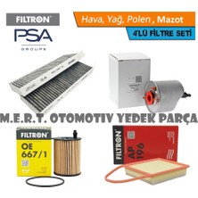 Citroen C4 Picasso 1.6 E-Hdi Filtre Bakım Seti 2011-2015