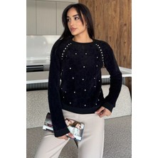 Taşlı Yumoş Triko Kazak (S,m,l Uyumludur) P-00018214