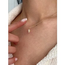 Melek Kanadı 14 Ayar Altın Kolye