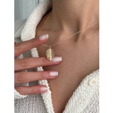 Deve Tabanı 14 Ayar Altın Kolye