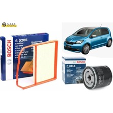 Skoda Citigo 1.0 Bosch Filtre Bakım Seti Hava ve Yağ Filtresi (485895217)