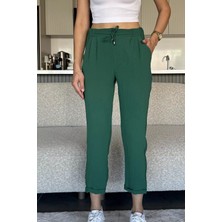 Bel Lastikli Bağcıklı Pantolon P-00018011