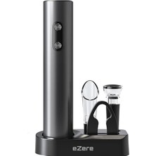 Ezere Sarjlı Otomatik Şarap Açacağı Tirbuşon Seti Şarap Açma SETI-(5775)