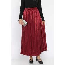 Bel Lastikli Taşlı Tesettür Etek P-00017999