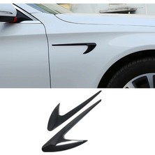 Mercedes Tip Çamurluk Havalandırma Venti Uzun Parlak Siyah NKT84