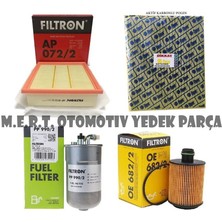 Opel Corsa D 1.3 Cdti Filtron Filtre Bakım Seti A13DT 2011-2015 (526193554)