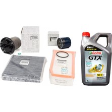 Sandero Stepway 1.5 Dci Yağ Bakım Filtre Seti Komple Tip Mazot Filtreli