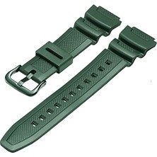Casıo  Uyumlu  AE-1200   Saat Kordonu  Yeşil
