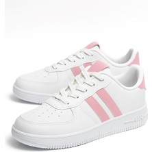 Günlük Unisex  Spor Ayakkabı Bağcıklı Dikiş Detaylı Hafif Kalın Yüksek Taban Sneaker 4005