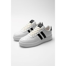 Günlük Unisex  Spor Ayakkabı Bağcıklı Dikiş Detaylı Hafif Kalın Yüksek Taban Sneaker 4005