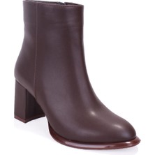 Dagoster DZA07-811501 Kahve Klasik Topuklu Kadın Bot