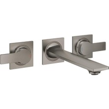 Grohe Allure Ankastre Lavabo Bataryası (Sıva Üstü Grubu), Fırçalı Sert Grafit - 20193AL2