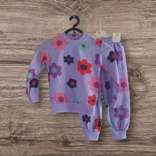 Renkli Çiçekli Iki Iplik 2'li Kız Takım