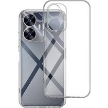 Realme C55 Lux Seri Kamera Korumalı Premium Şeffaf Silikon Kılıf