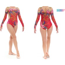 CD-213 Baskılı Cimnastik Mayo