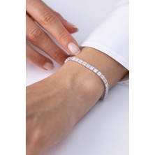 Beyaz Senfoni 14 Ayar Altın Bileklik