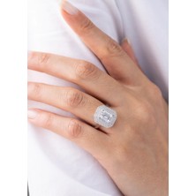 Baget Taşlı 14 Ayar Altın Yüzük