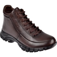 Voyager Hakiki Deri Comfort Kadın Bot VOY-9398   Kahve