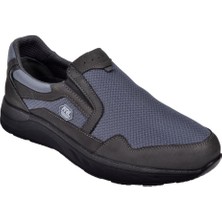 Forelli Comfort Üzeri File Erkek Spor Ayakkabı FOR-46005   Füme