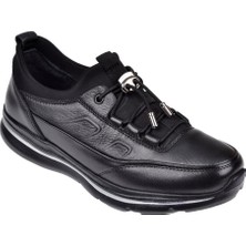 Voyager Hakiki Deri Hafif Taban Kadın Ayakkabı VOY-9733   Siyah