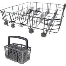 Arçelik 6488 I Bulaşık Makinesi Alt Sepet + Kaşıklık Sepeti