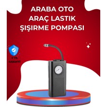 USB Şarjlı Kompakt Elektrikli Hava Kompresörü 3000 Mah