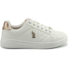 U.s. Polo 102021411 Exxy 5pr Beyaz Kadın Günlük Sneakers