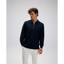 Ellesse Erkek Polo Sweatshirt EM601-NV